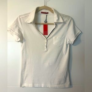 Carolina Herrera Women fit T-shirt, White, NEW size Small